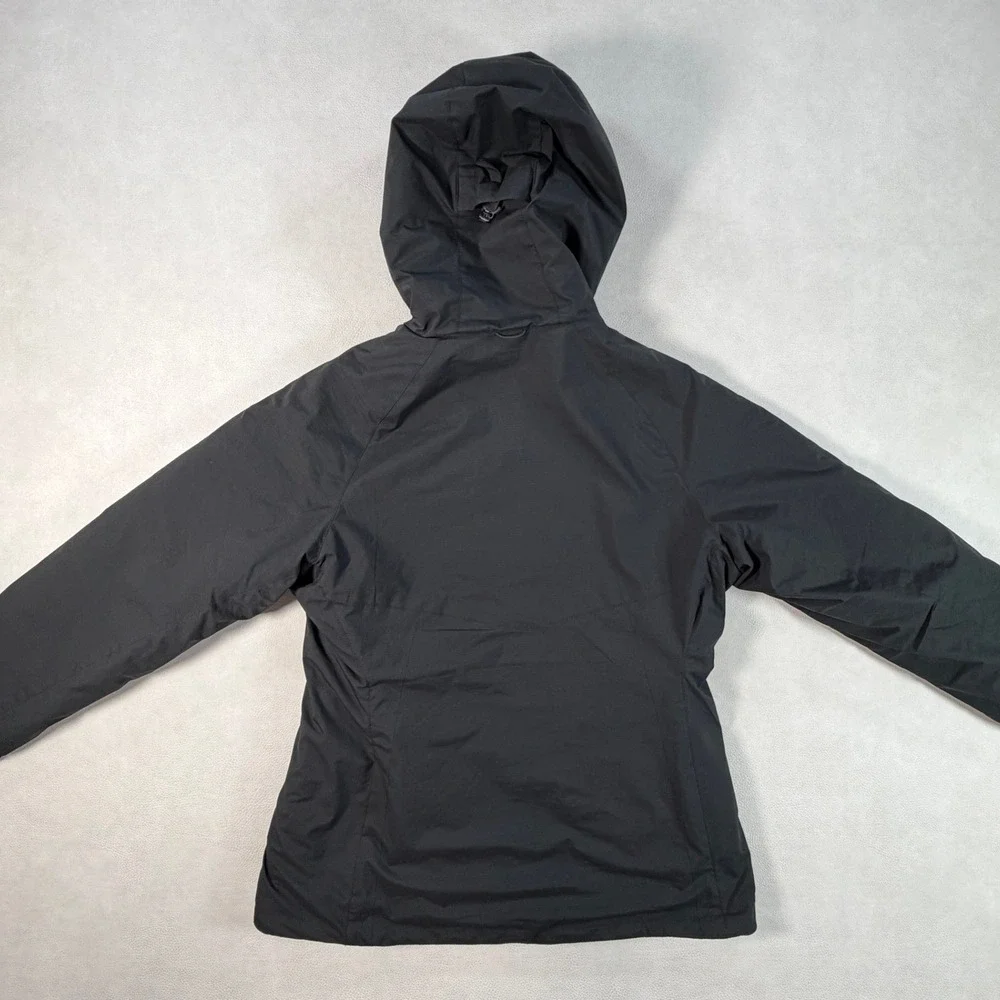 Outdoor Research Womens Medium Black Hooded Insulated Puffer Jacket Full Zip